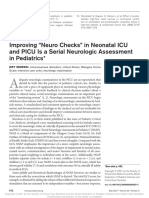 00130478-202105000-00013 Improving "Neuro Checks" in Neonatal ICU and PICU Is A Serial Neurologic Assessment in Pediatrics