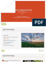 Clase 1 AGROCLIMATOLOGÍA