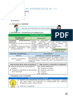 Parte 2 - Sesiones de Aprendizaje - Experiencia de Aprendizaje V