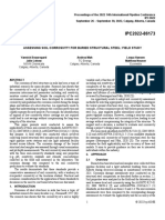 IPC2022-86173 - Assessing Soil Corrosivity of Buried Structural Steel - Field Study