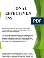 Personal Effectiveness