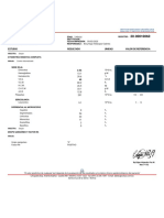 Estudio Resultado Unidad Valor de Referencia: Muestra: Sangre