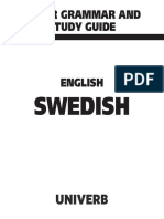 Univerb. Swedish Course. Minor Grammar