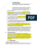 Unidad 04 - Resoluciã - N de Conflictos y Negociaciã - N