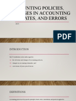 IAS 8 Accounting Policies (MCQ)