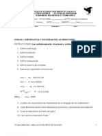 Examen Primer Parcial Metrologia y Normalizacion