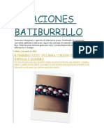 CREACIONES BATIBURRILLO Pulsera de Kumihimos