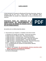 1 - Carta Convite - Fachada e Brises