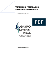 Plan de Emergencia Gastro Medical Ok