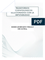 Trastornos Psicopatológicos Relacionados Con Imputabilidad