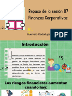 Repaso de La Sesion 7 Finanzas Corporativas