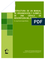 Estructura de Un Manual de Organizacion