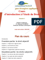 1 - Intro Droit - PARTIE I