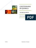 Cuestionario de Quimica