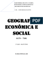 APOSTILA CURSO GEOGRAFIA ECONOMICA E SOCIAL Completa