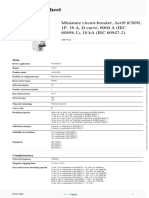 MCB Data Sheet