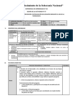 Sesión 07 Exp 03 4° Año Medidas de Prevencion Yo Mitigación Del Desastre