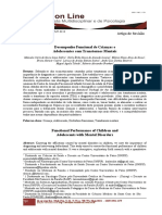 2021 - Desempenho Funcional de Crianças e Adolescentes Com Transtornos Mentais - LATTES