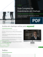 E Book Investimentos em Startups