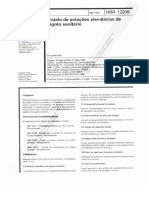 ABNT NBR 12208 - Projeto de Estações Elevatórias de Esgoto Sanitário