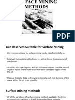 Surface Mining Methods