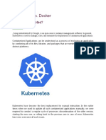 Kubernetes Vs Docker