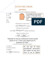 CALCULO DE LOSAS Estr