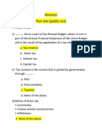 Revision Public Finance