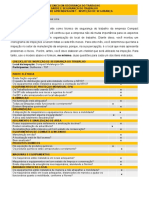 Sa 1.1 Check-List de Inspeção de Segurança Aluno