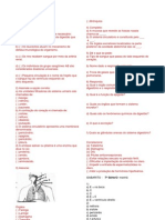 CIÊNCIAS - Exercícios Resolvidos