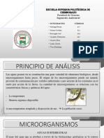 Microorganismos en Aguas Subterráneas y Superficiales