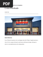 Costco Objectives Investigation