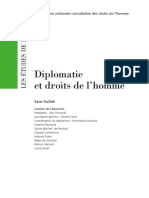 Etude Diplomatie Et Droits de Lhomme