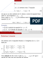 Sistemas Lineares