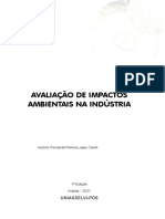 Avaliação de Impactos Ambientais Na Indústria