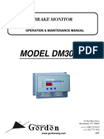 dm3000 Brake Monitor Manual