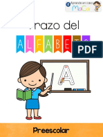 TRAZOS DEL ALFABETO PREESCOLAR Materiales MaCa