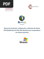 Manual para Cliente VPN GlobalProtect de Palo Alto para Windows