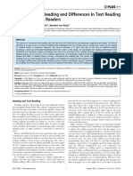 Wallot Et Al. (2013) - Connected Text Reading and Differences in Text Reading Fluency in Adult Readers. Plos One, 8, E71914