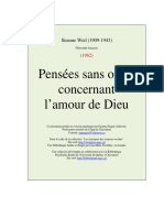 Pensees Sans Ordre