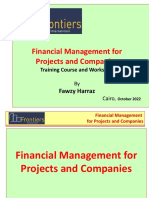 Financial Management of Projects and Contracts Lecture 1