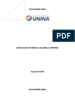 A Educação No Brasil Colonial e Imperial