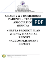 Homeroom Pta Project Plan