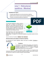 Tema 1 - Estructuras Repetitivas - Mientras