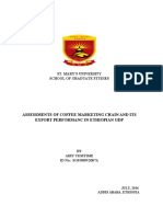 Abiy, 2016 (Coffee Marketing Chain & Its Export Performance in Ethiopian GDP)