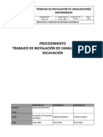 Instalación de Ductos Subterraneos