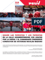 Boletin Informativo Del Psuv NR 318 Carpeta Fidel Ernesto Vásquez