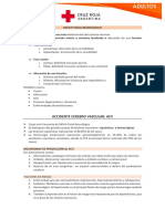 Deficit Focal Neurologico: Accidente Cerebro Vascular: Acv