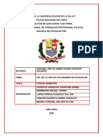 Rol de La Policia Nacional Del Peru en Los Regimenes de Excepcion