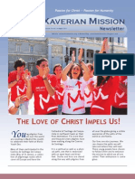 Xaverian Mission Newsletter August 2011